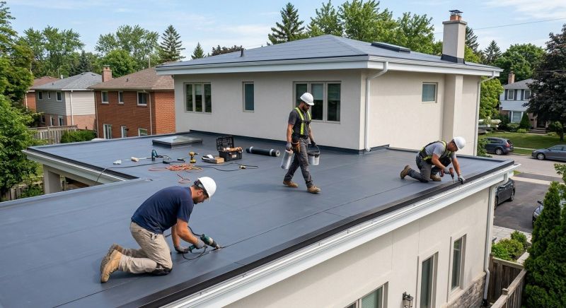 EPDM Roof Installation in Fredericksburg, VA