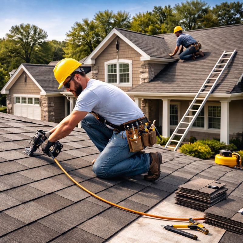 A Frame Roof Installation in Boston, MA