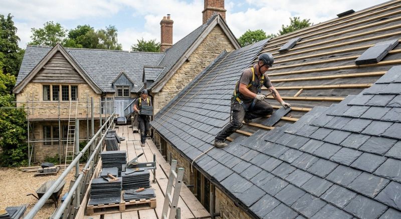 Slate Roof Installation in Alexandria, VA