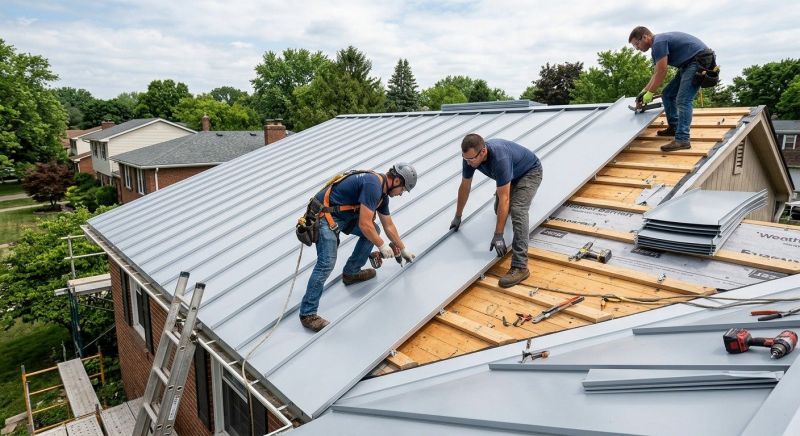 Steel Roof Installation in Alexandria, VA