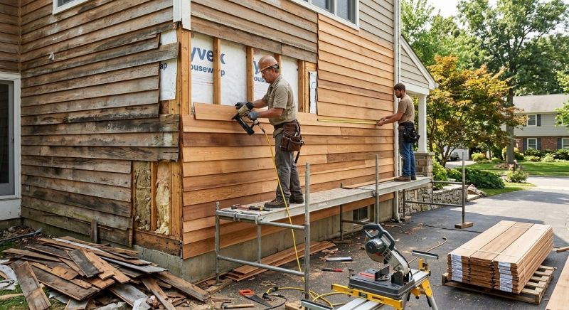 Wood Cladding Replacement in Norwalk, CT